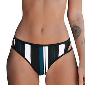 Cupshe Striped Bikini Bottoms - NWT!
